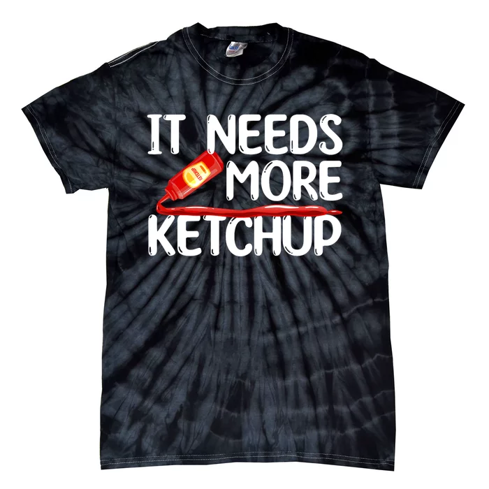 Funny Ketchup Art For Men Women Kids Catsup Condiment Lovers Tie-Dye T-Shirt