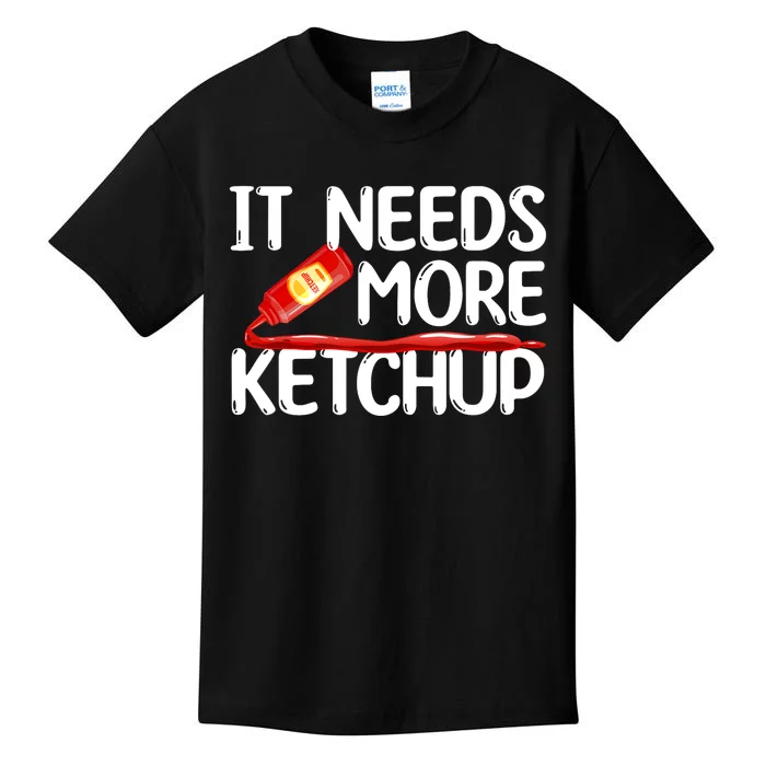 Funny Ketchup Art For Men Women Kids Catsup Condiment Lovers Kids T-Shirt