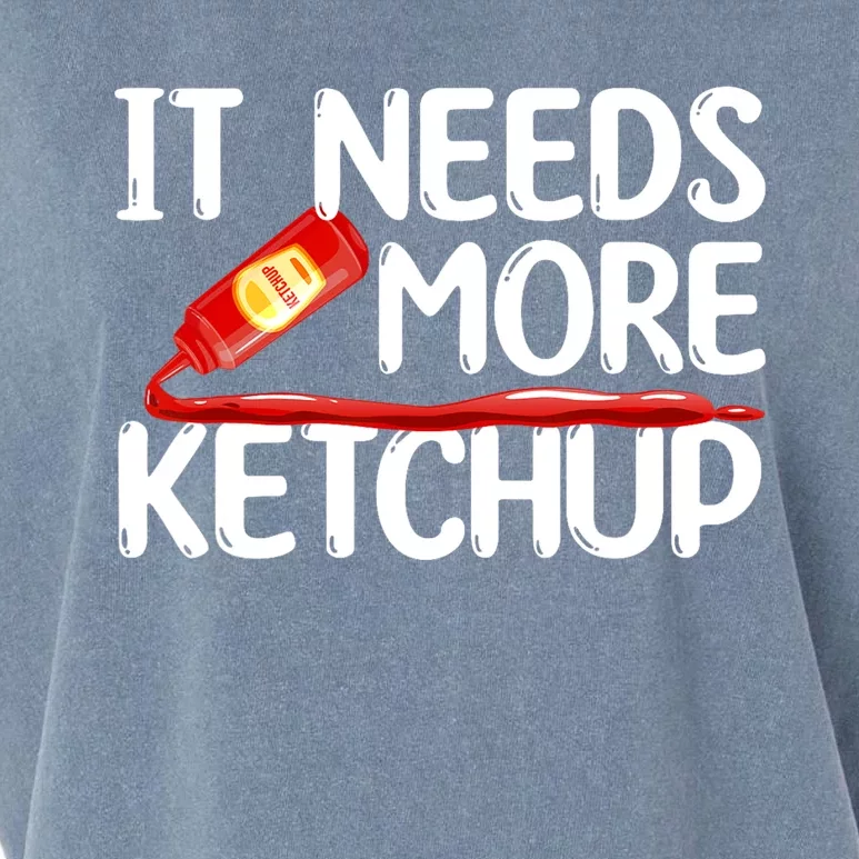 Funny Ketchup Art For Men Women Kids Catsup Condiment Lovers Garment-Dyed Women's Muscle Tee