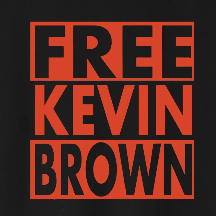 Free Kevin Brown Women's Crop Top Tee