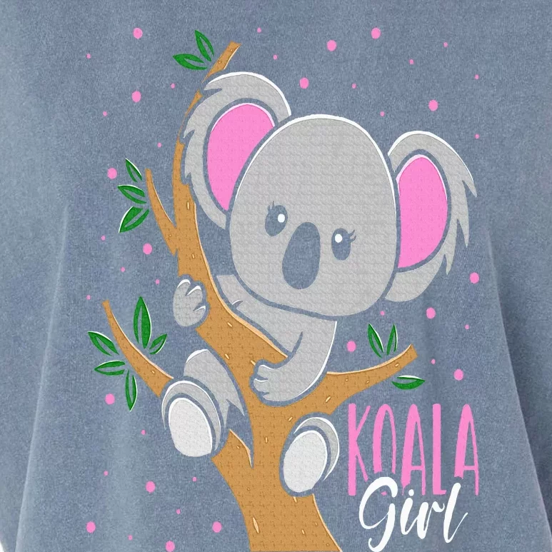 Funny Koala Bear Girl Garment-Dyed Women's Muscle Tee