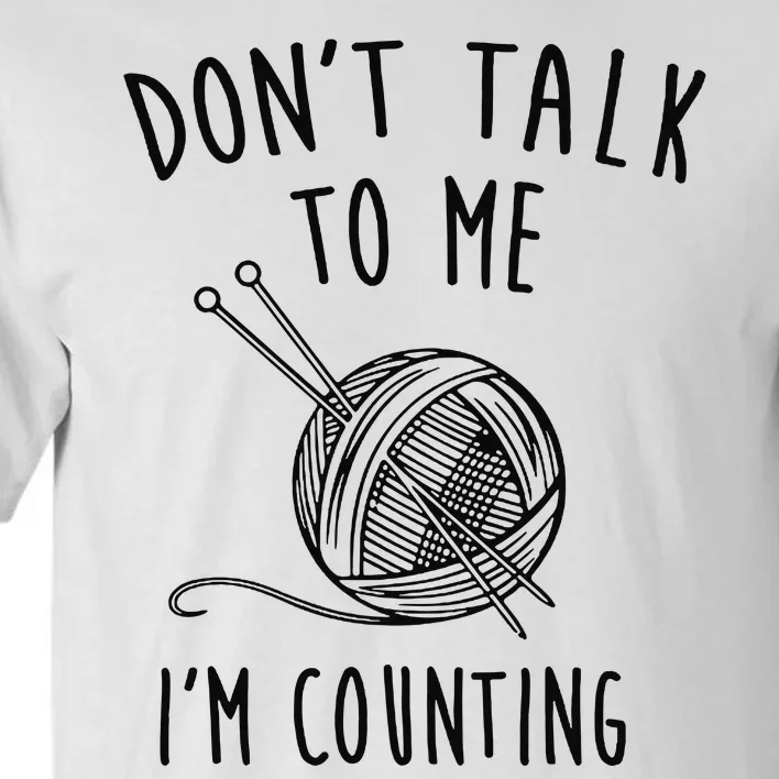 Funny Knitting Crochet Tall T-Shirt