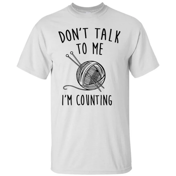 Funny Knitting Crochet Tall T-Shirt