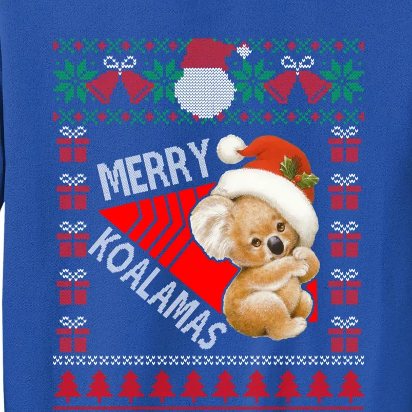 Funny Koala Christmas Lights Ugly Sweater Xmas Gift Tall Sweatshirt