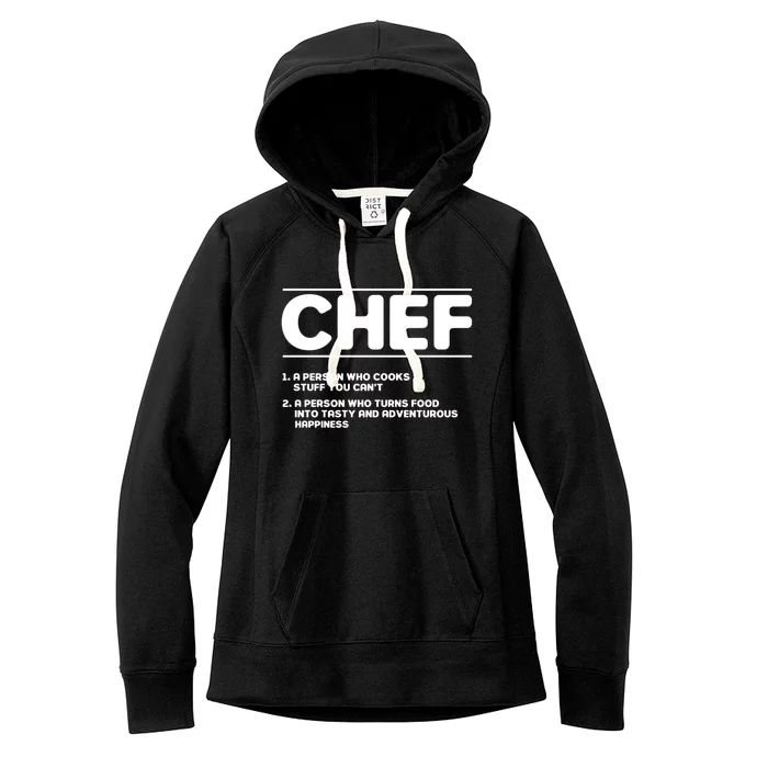 Funny Kitchen Chef Definition Gift Women's Fleece Hoodie