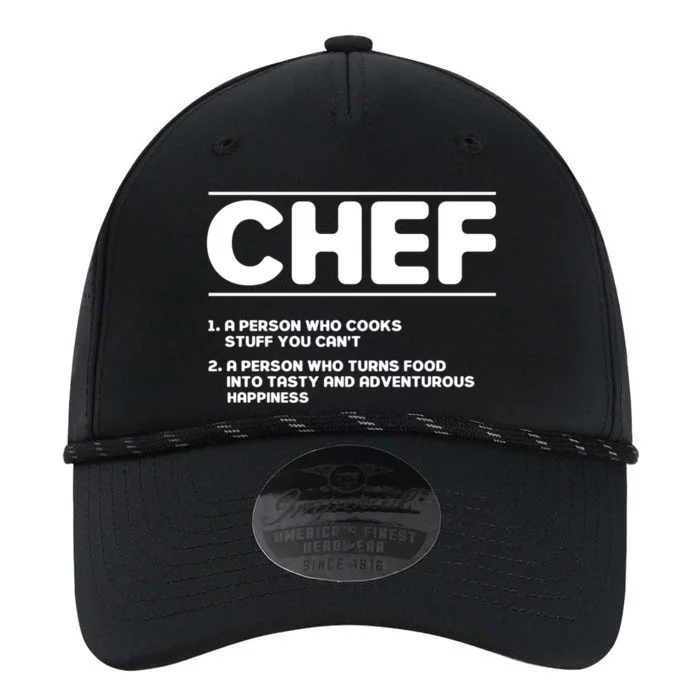 Funny Kitchen Chef Definition Gift Performance The Dyno Cap