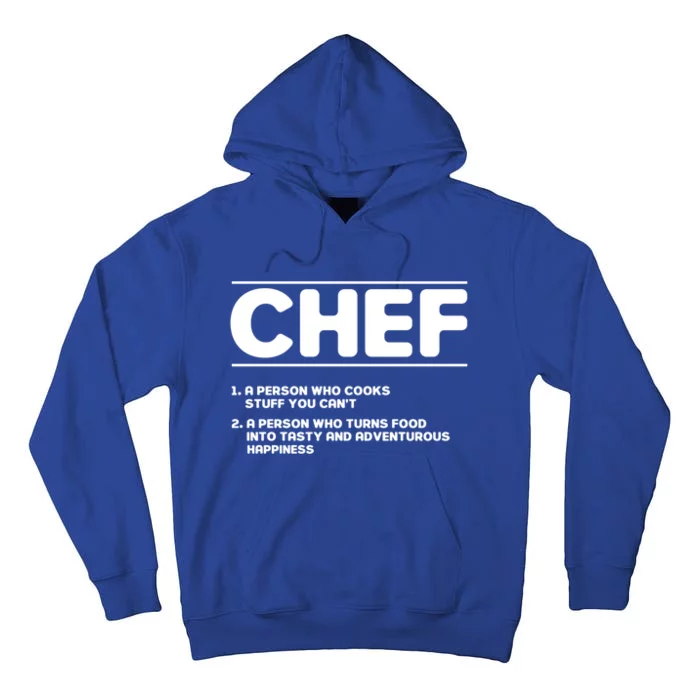 Funny Kitchen Chef Definition Gift Tall Hoodie