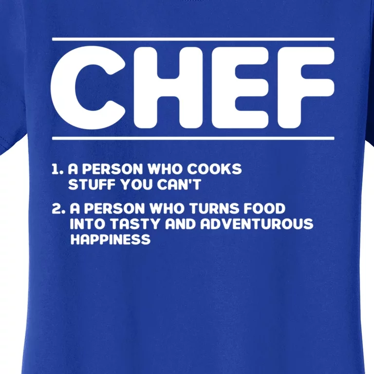 Funny Kitchen Chef Definition Gift Women's T-Shirt