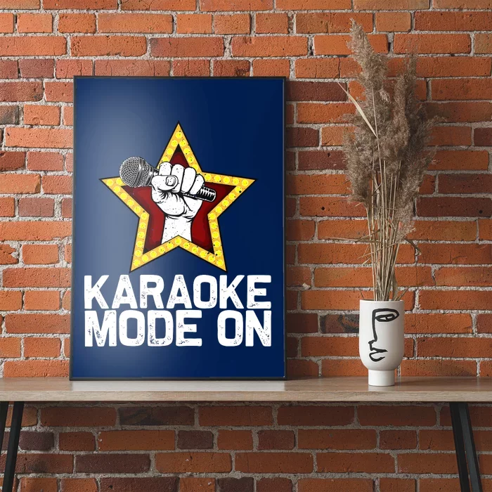 Funny Karaoke Design For Singer Sing Karaoke Lover Poster