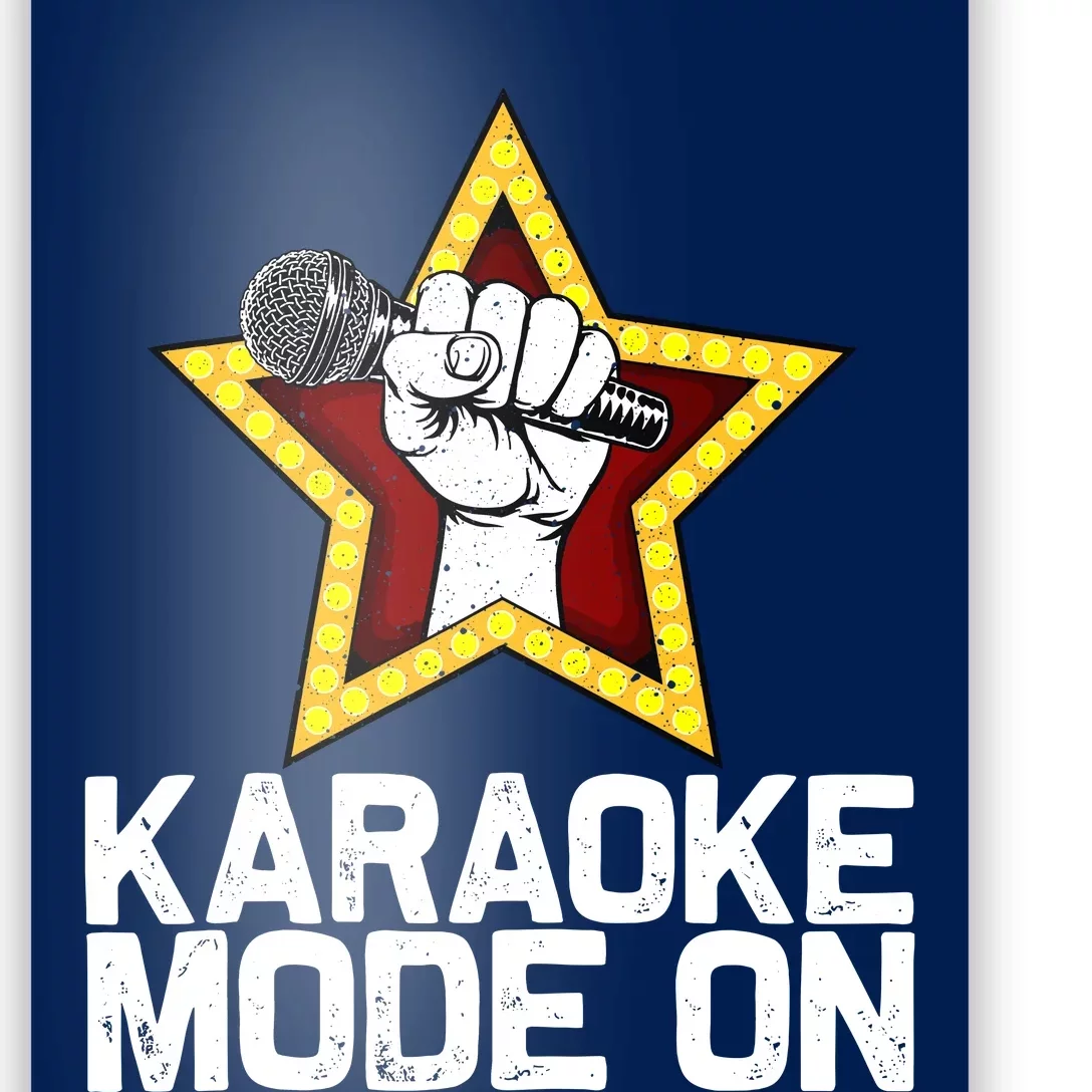 Funny Karaoke Design For Singer Sing Karaoke Lover Poster