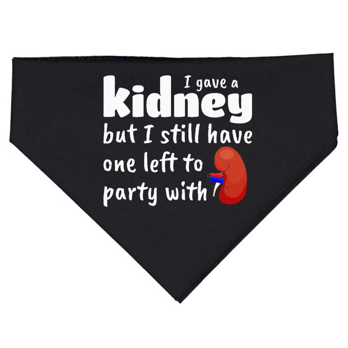 Funny Kidney Donor Kidney Transplant USA-Made Doggie Bandana