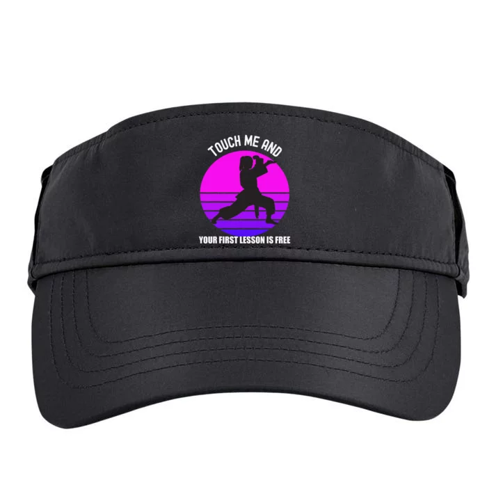 Funny Karate Design For  Karate Martial Arts Adult Drive Performance Visor