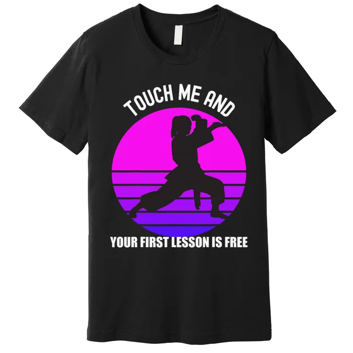 Funny Karate Design For  Karate Martial Arts Premium T-Shirt