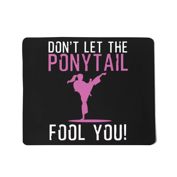 Funny Karate Design For Karate Kick Martial Art Mousepad