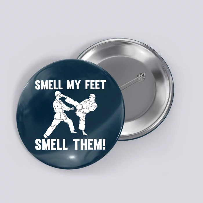 Funny Karate Design For Karate Martial Arts Lover Button