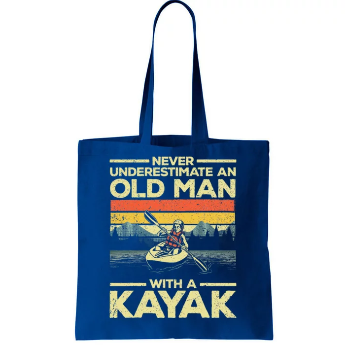 Funny Kayaking Design For Grandpa Kayaker Kayak Lovers Tote Bag