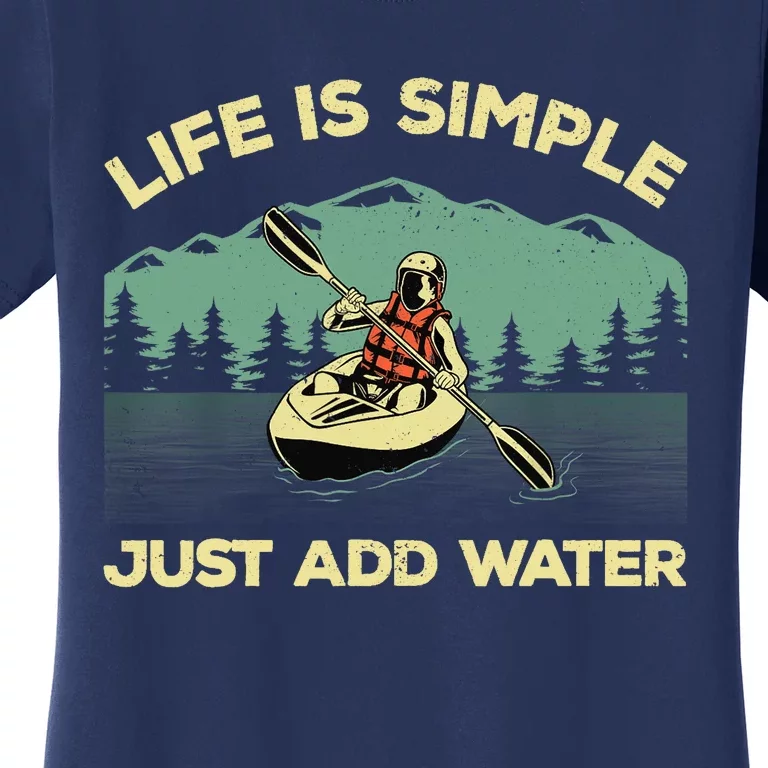 Funny Kayaking Design For Paddling Canoeing Lover Women's T-Shirt