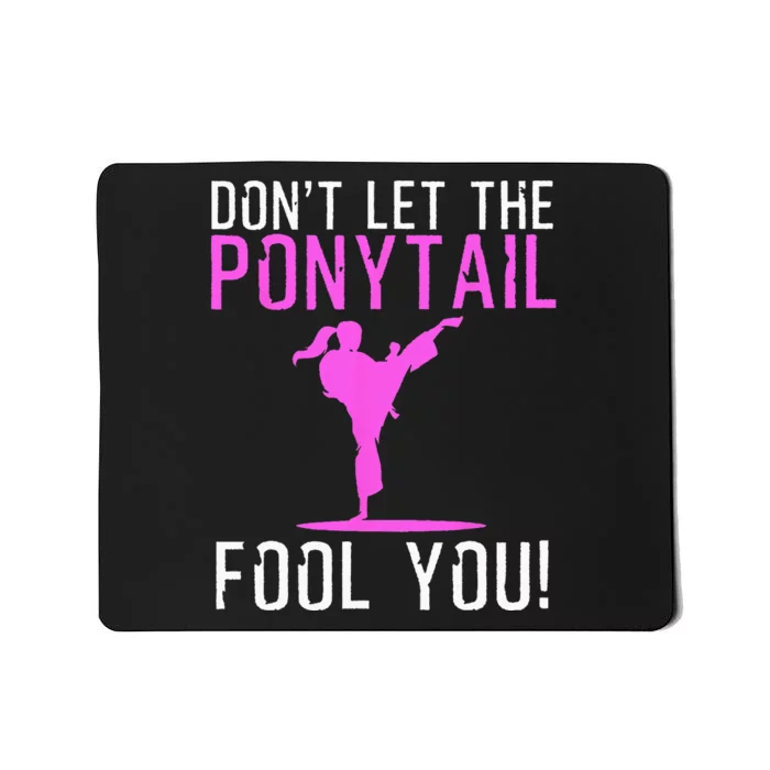 Funny Karate Design For  Karate Kick Martial Art Mousepad