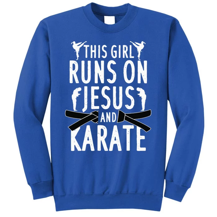 Funny Karate Design Karate Martial Art Lover Tall Sweatshirt