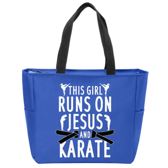 Funny Karate Design Karate Martial Art Lover Zip Tote Bag