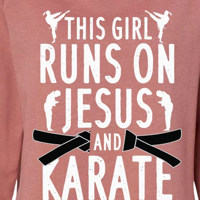 Funny Karate Design Karate Martial Art Lover Womens California Wash Sweatshirt