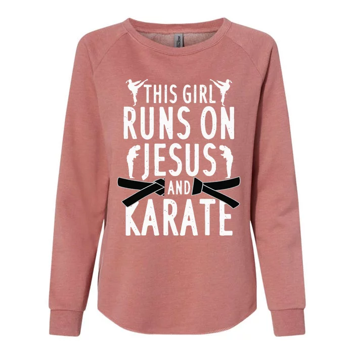 Funny Karate Design Karate Martial Art Lover Womens California Wash Sweatshirt