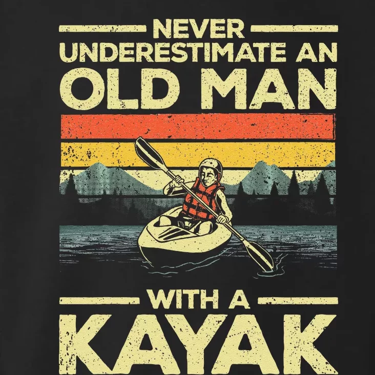 Funny Kayaking Design For Grandpa Kayaker Kayak Lovers Toddler Hoodie