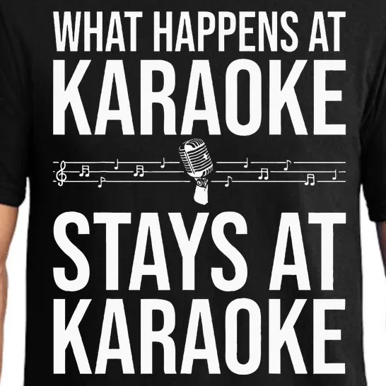 Funny Karaoke Designs For Wo Singers Music Lovers Pajama Set