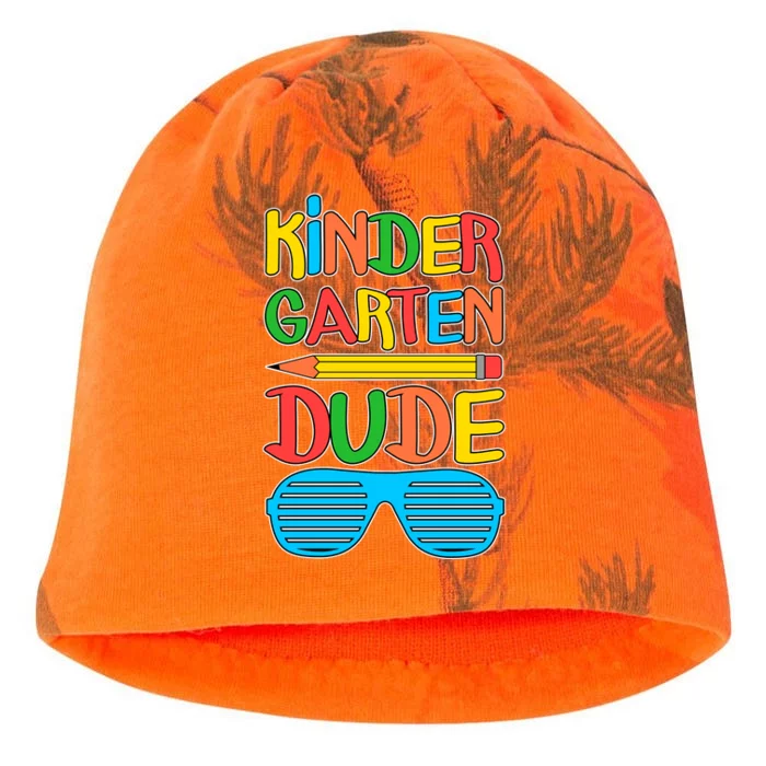 Funny Kindergarten Dude Kati - Camo Knit Beanie