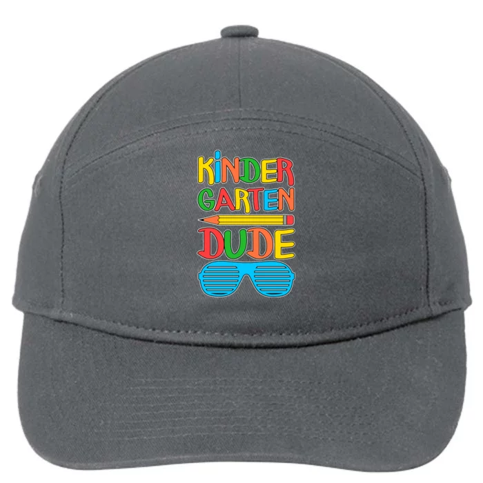 Funny Kindergarten Dude 7-Panel Snapback Hat