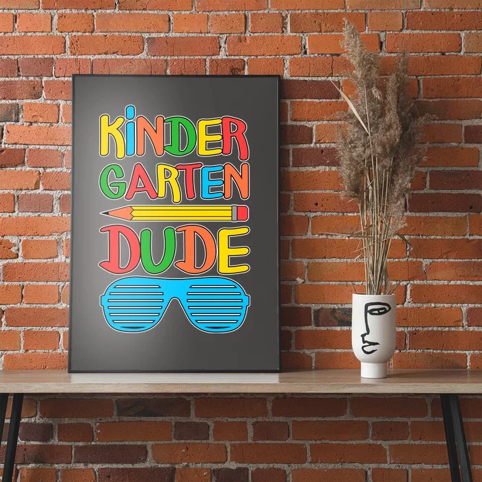 Funny Kindergarten Dude Poster