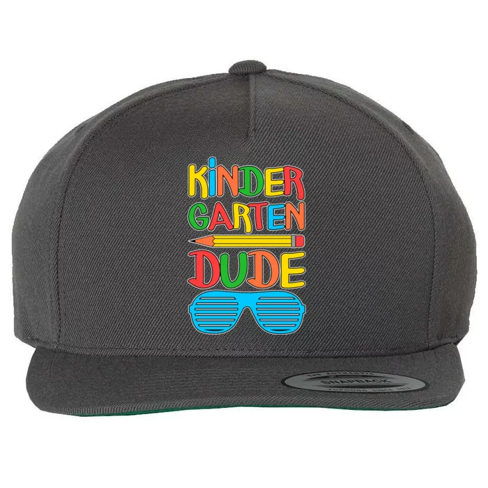 Funny Kindergarten Dude Wool Snapback Cap