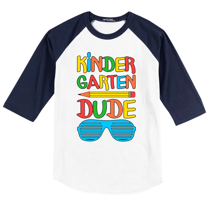 Funny Kindergarten Dude Baseball Sleeve Shirt