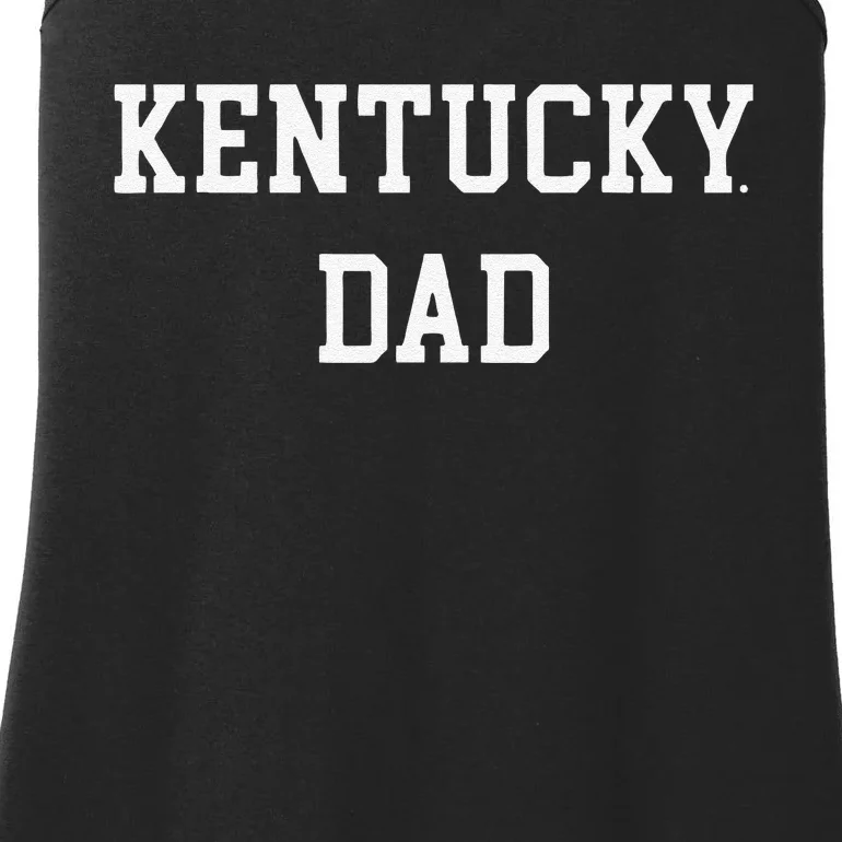 Funny Kentucky Dad Fan Basketball Big Blue Madness Ladies Essential Tank