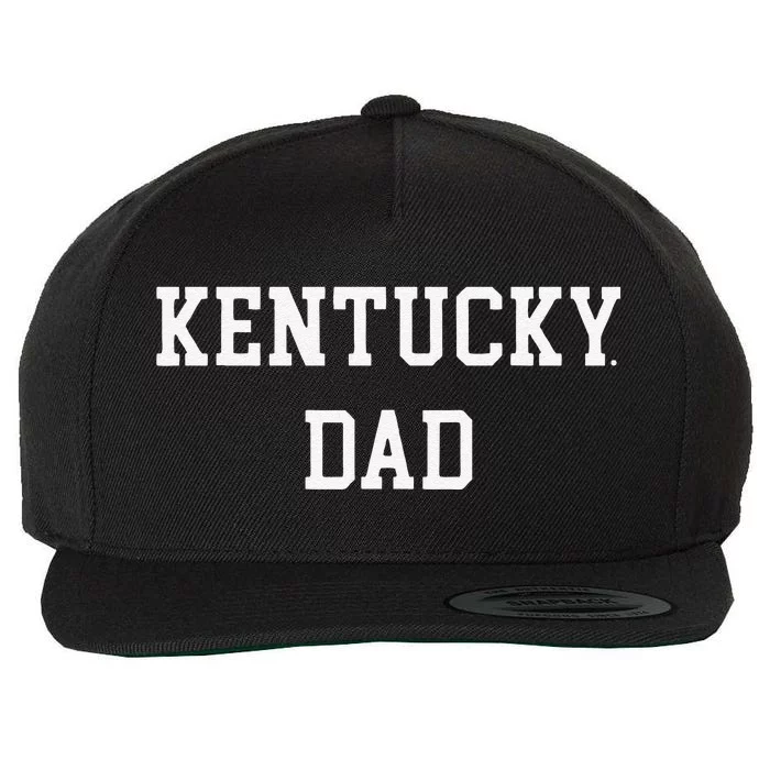 Funny Kentucky Dad Fan Basketball Big Blue Madness Wool Snapback Cap