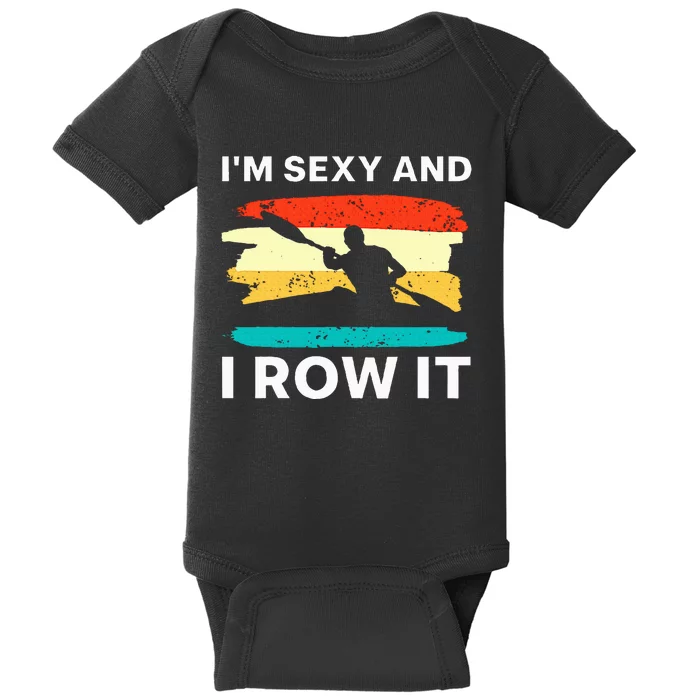 Funny Kayak Design Kayaker Boat Kayak Lover Baby Bodysuit