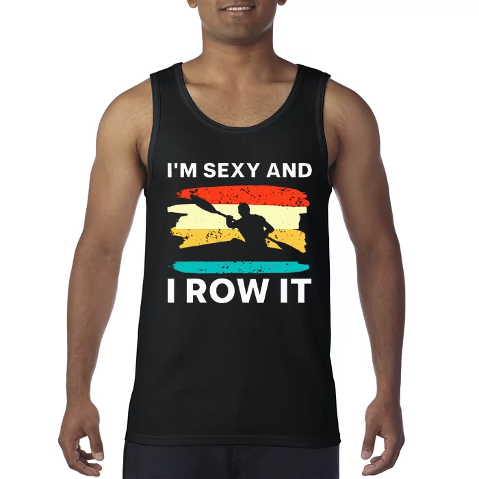 Funny Kayak Design Kayaker Boat Kayak Lover Tank Top