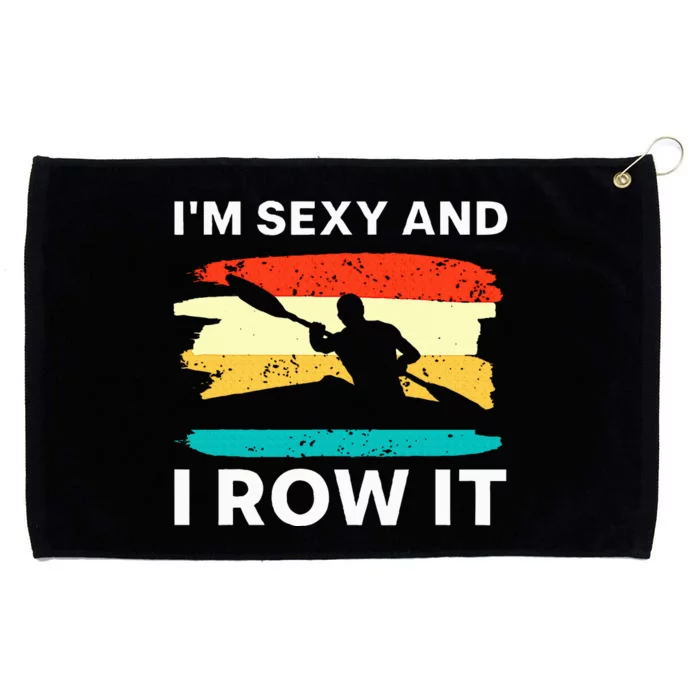 Funny Kayak Design Kayaker Boat Kayak Lover Grommeted Golf Towel