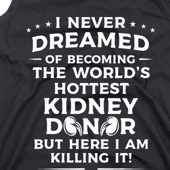 Funny Kidney Donor Art Men Women Kidney Disease Awareness Tank Top