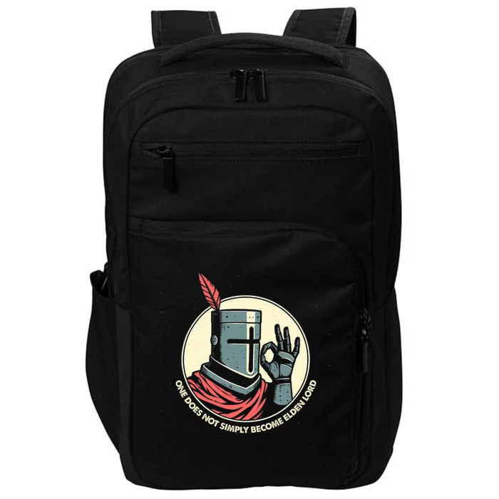 Funny Knight Elden Lord Gaming Meme Parody Impact Tech Backpack