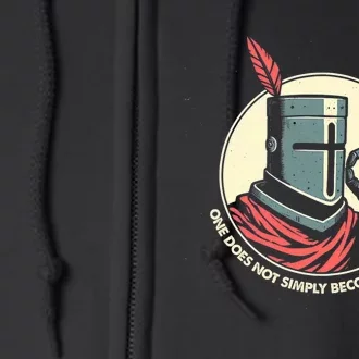 Funny Knight Elden Lord Gaming Meme Parody Full Zip Hoodie