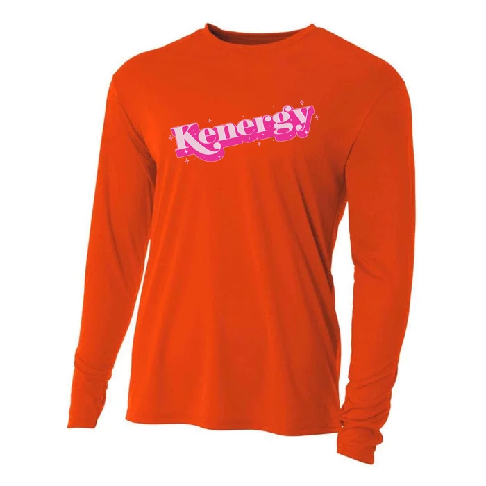 Funny Kenergy Energy Logo Cooling Performance Long Sleeve Crew