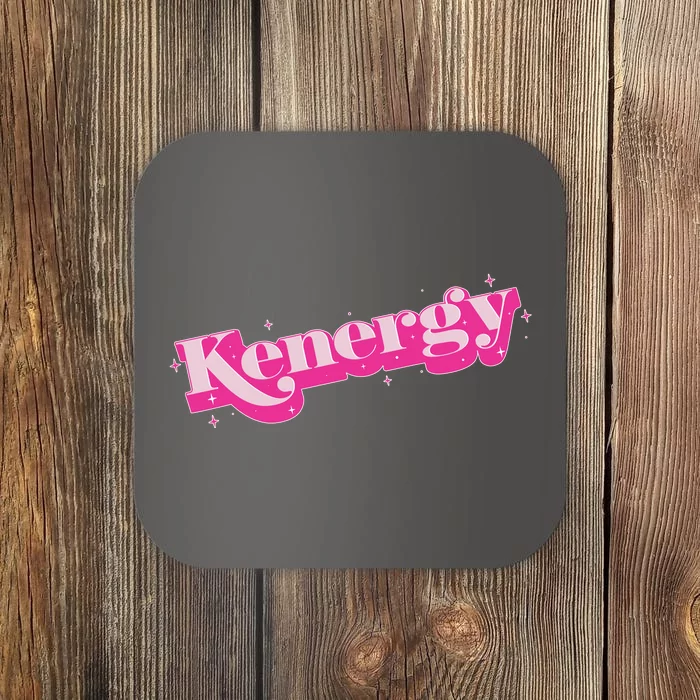 Funny Kenergy Energy Logo Coaster