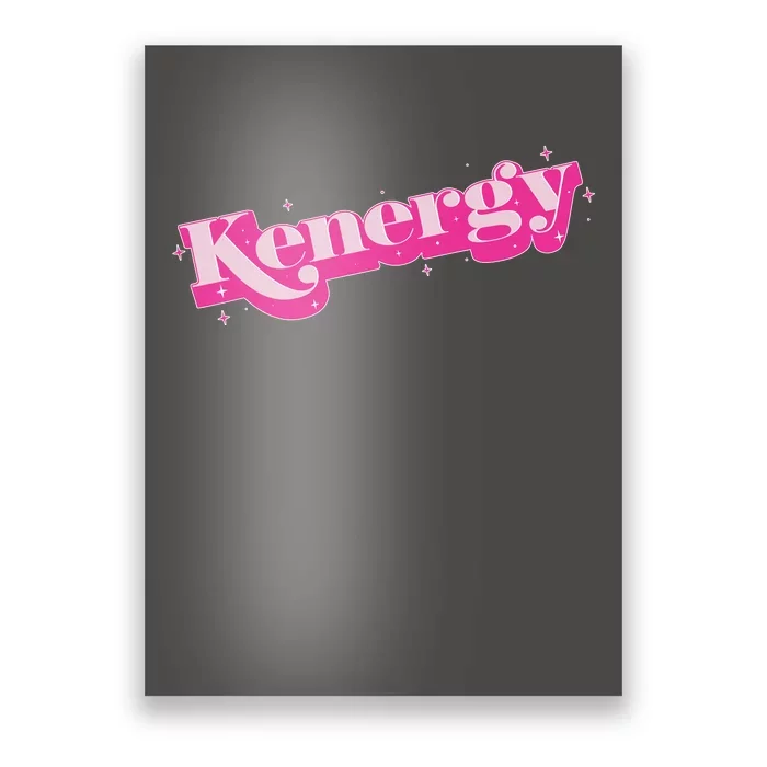 Funny Kenergy Energy Logo Poster