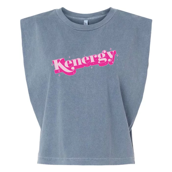 Funny Kenergy Energy Logo Garment-Dyed Women's Muscle Tee