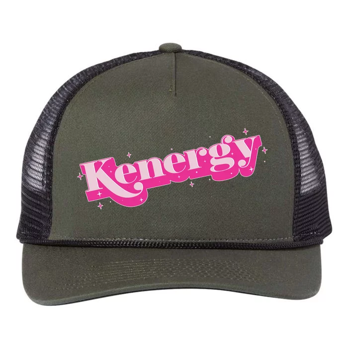 Funny Kenergy Energy Logo Retro Rope Trucker Hat Cap