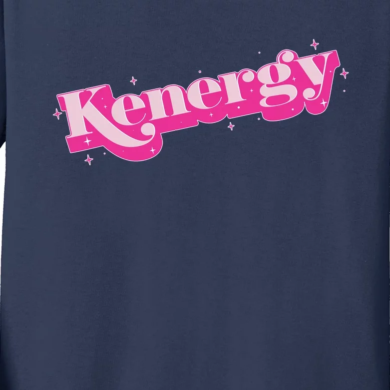 Funny Kenergy Energy Logo Kids Long Sleeve Shirt