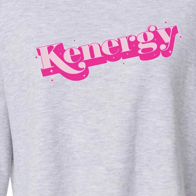 Funny Kenergy Energy Logo Cropped Pullover Crew