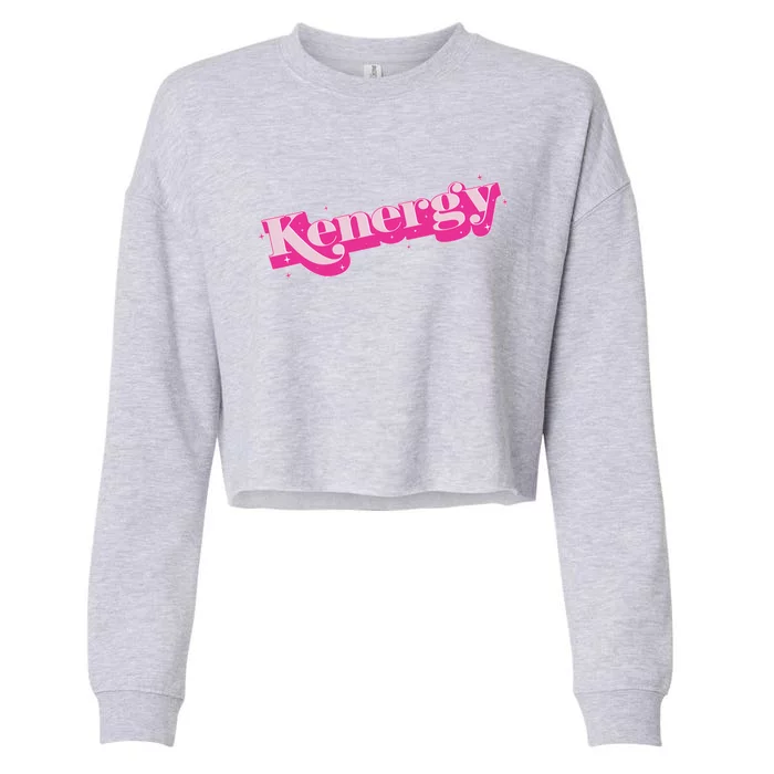 Funny Kenergy Energy Logo Cropped Pullover Crew