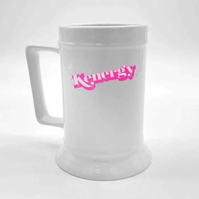 Funny Kenergy Energy Logo Front & Back Beer Stein